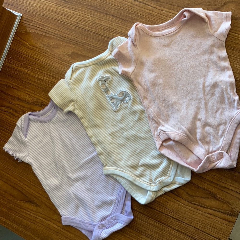 Baby Girl Onesie Lot